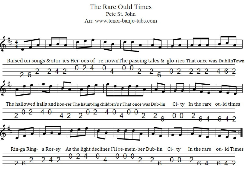 CGDA-Mandolin-tab-the-rare-ould-times