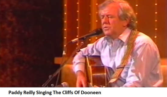 Paddy Reilly singing The Cliffs Of Dooneen