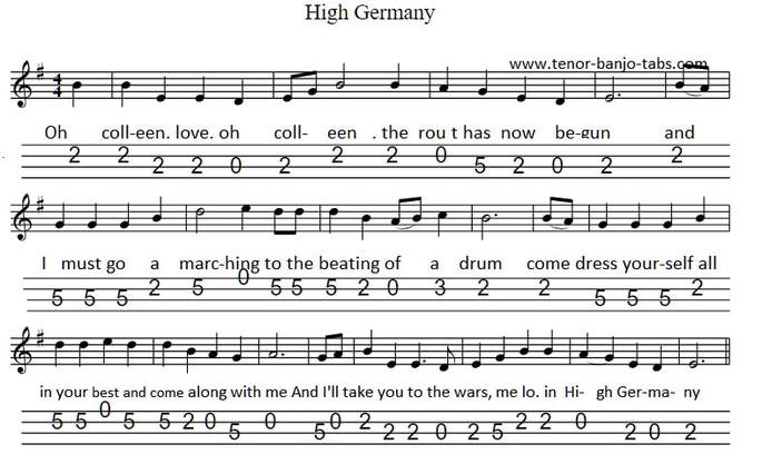 High Germany Banjo / Mandolin tab