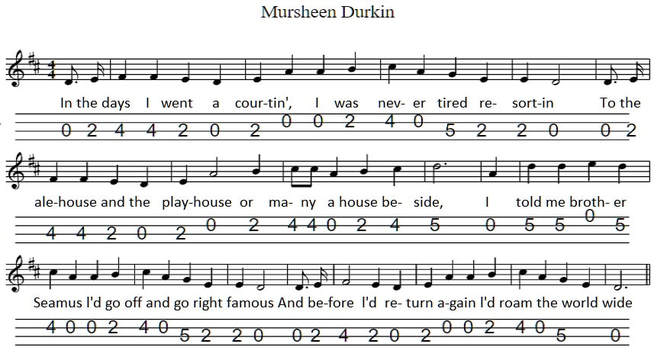 Muirsheen Durkin Banjo Tab