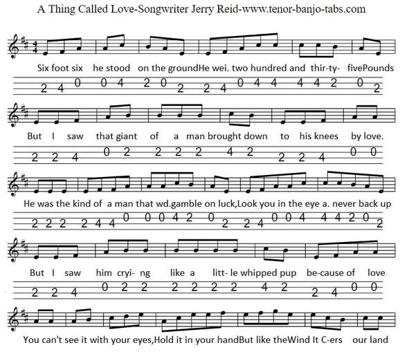 A thing called love sheet music by Johnny Cash