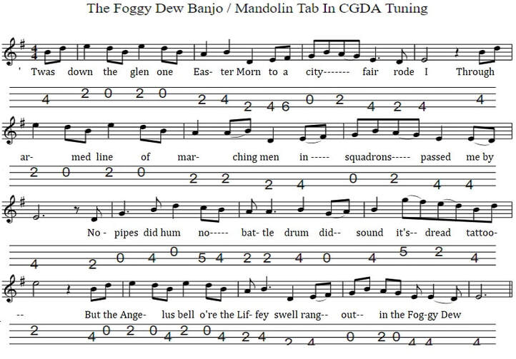 CGDA Tuning for The Foggy dew on babjo