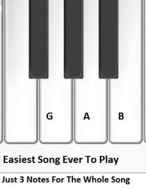 Easiest song to play, just 3 notes
