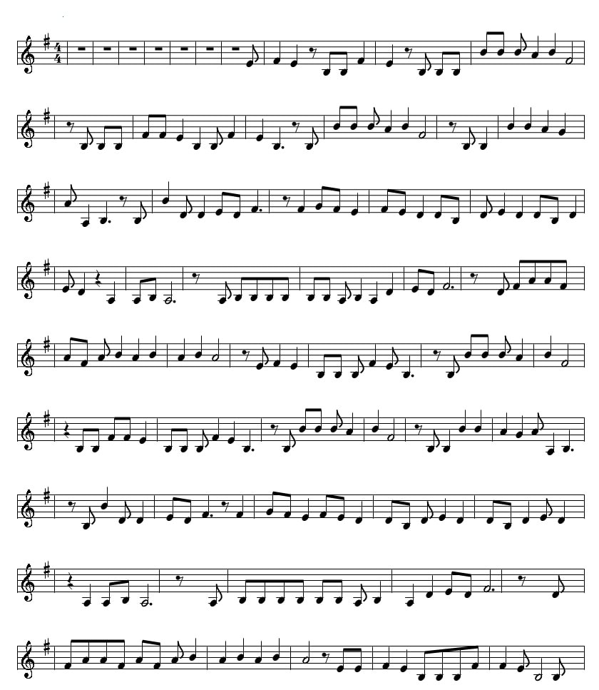 your so vain sheet music in g major